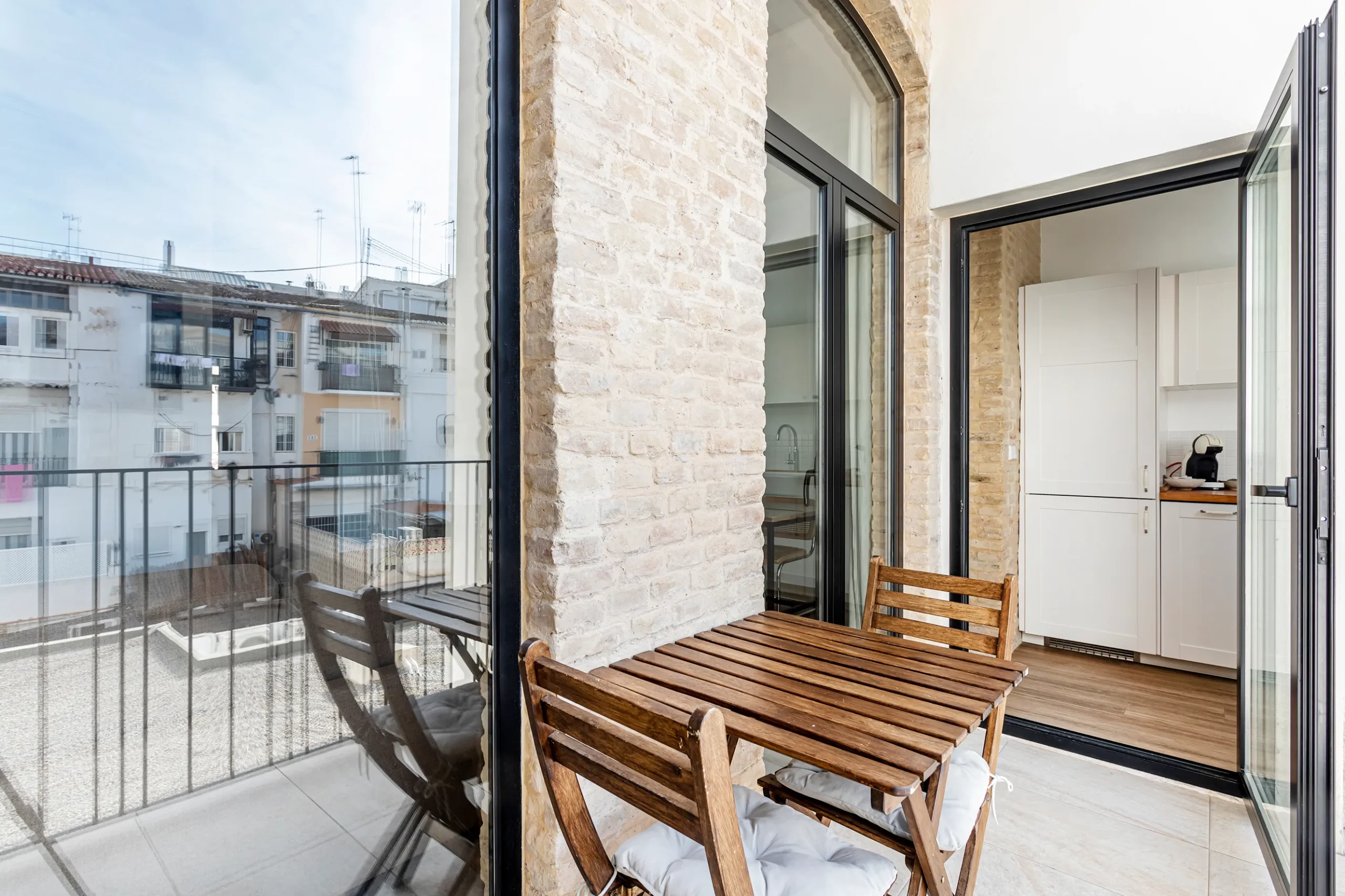 Apartamento de 2 quartos com terraço. Ruzafa