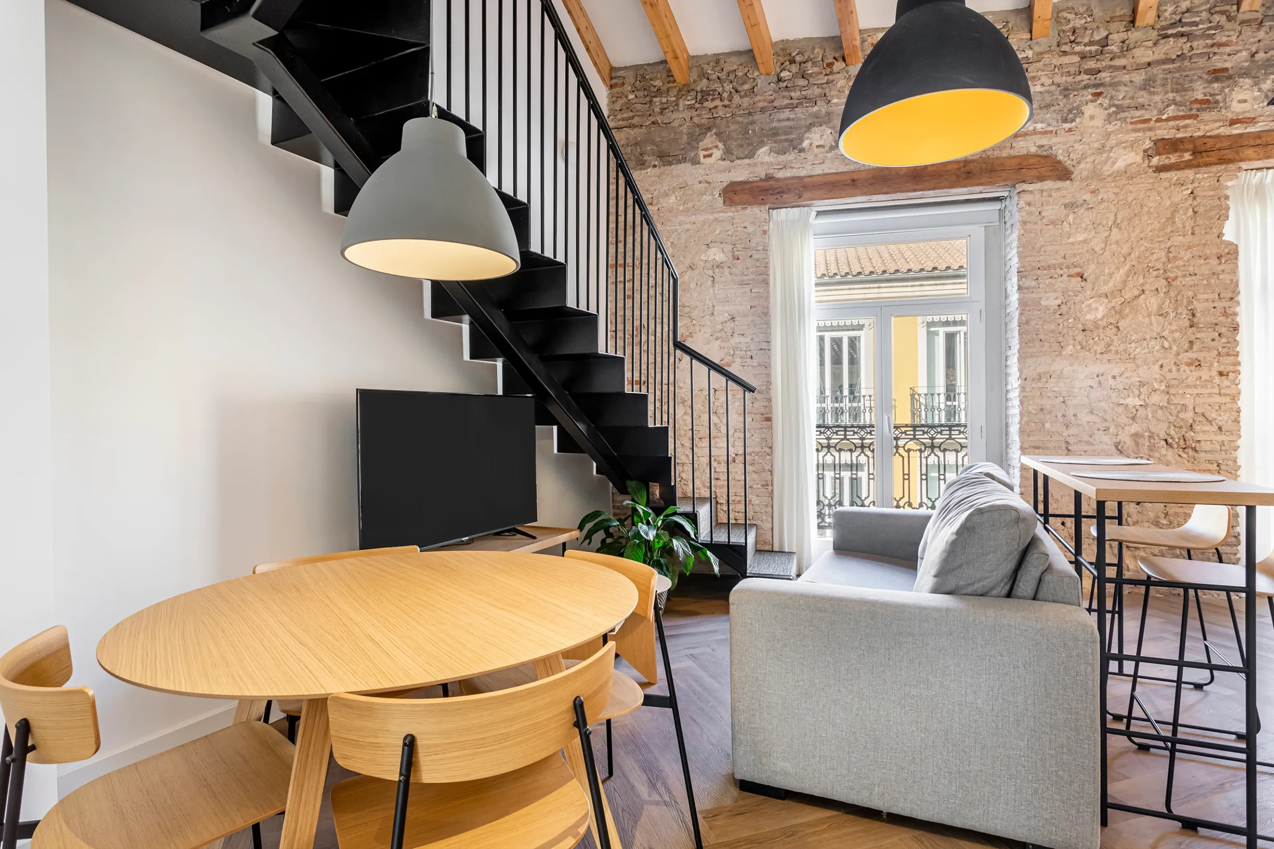 Duplex deslumbrante no centro da cidade.