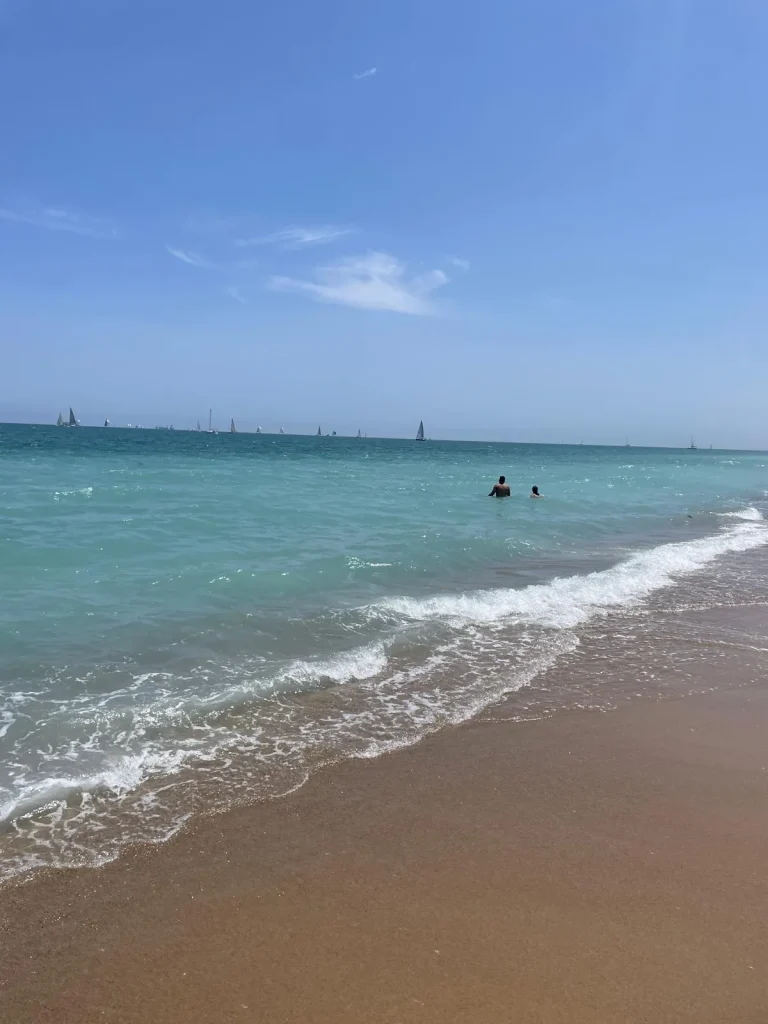 Praia urbana de Valência