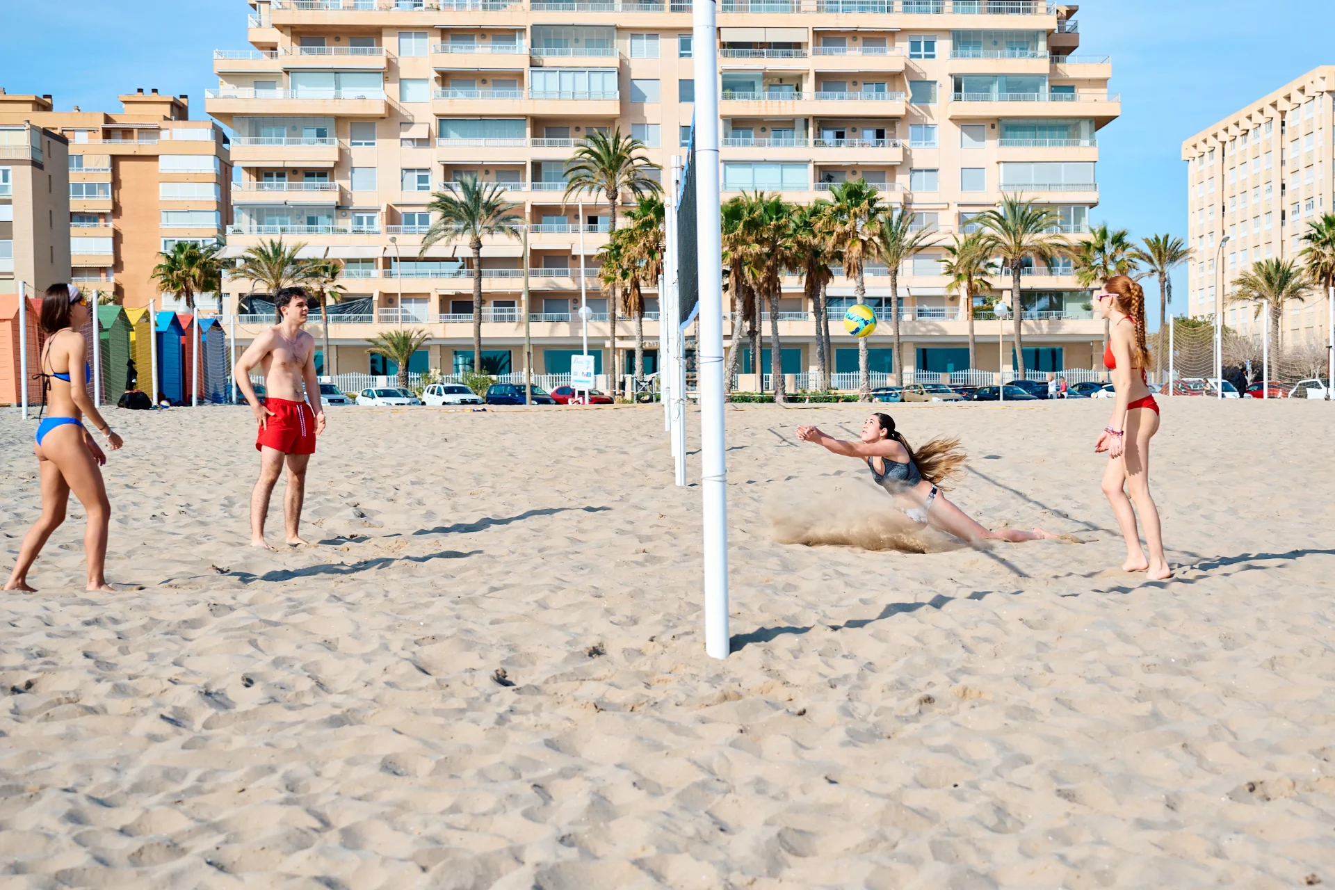 valência com amigos no verão